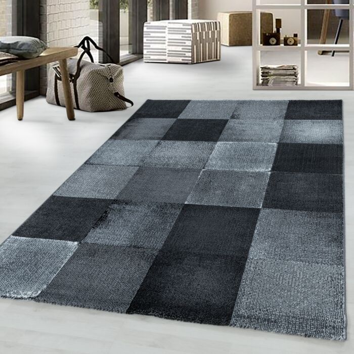 Costa Duva tapete pelo curto retangular 200x290cm preto