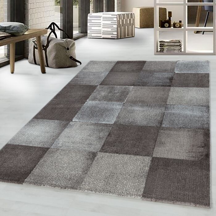 Costa Duva tapete pelo curto passadeira 80x250cm castanho