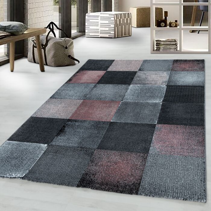 Costa Duva tapete pelo curto passadeira 80x250cm rosa