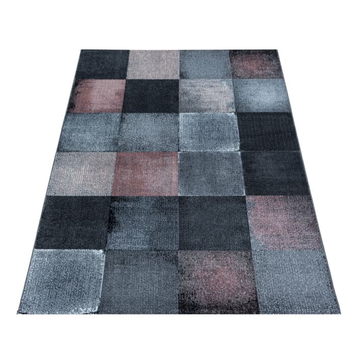 Costa Duva tapete pelo curto passadeira 80x250cm rosa