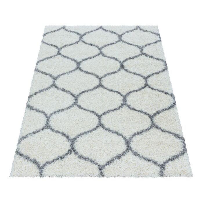 Salsa Shaggy tapete pelo comprido retangular 240x340cm creme