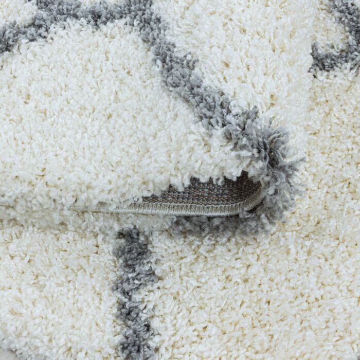 Salsa Shaggy tapete pelo comprido retangular 240x340cm creme