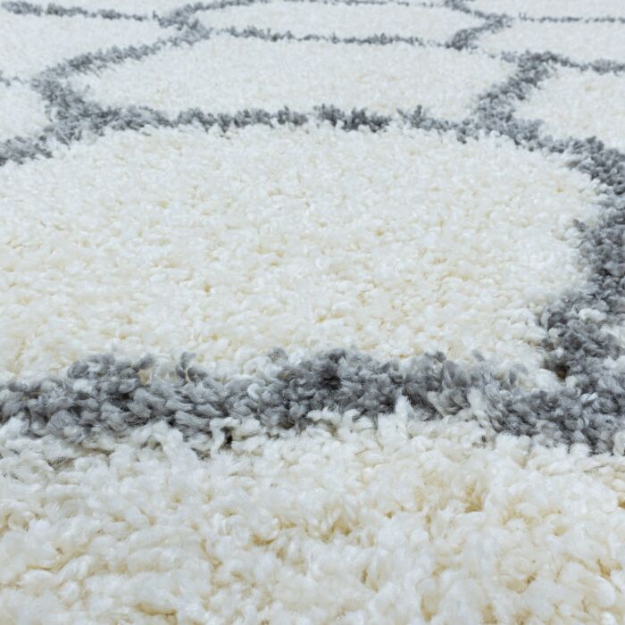 Salsa Shaggy tapete pelo comprido retangular 240x340cm creme