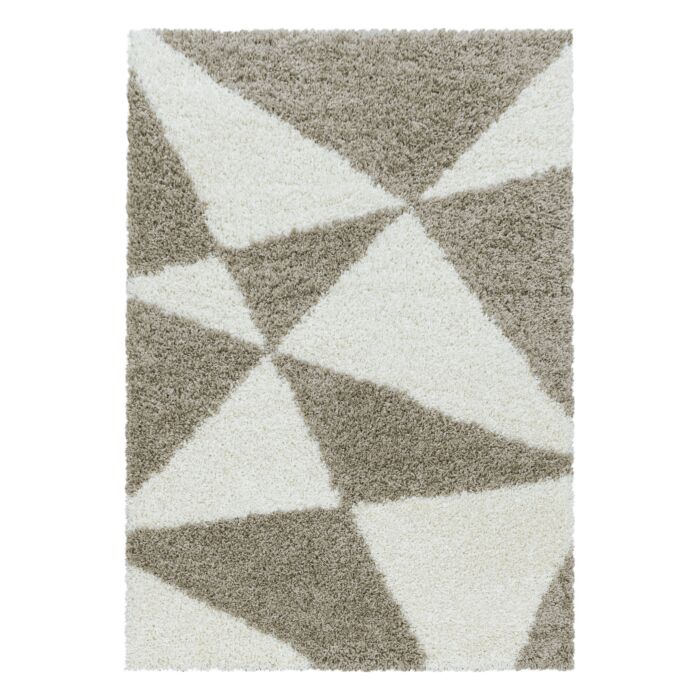 Tango Shaggy tapete pelo comprido retangular 160x230cm bege