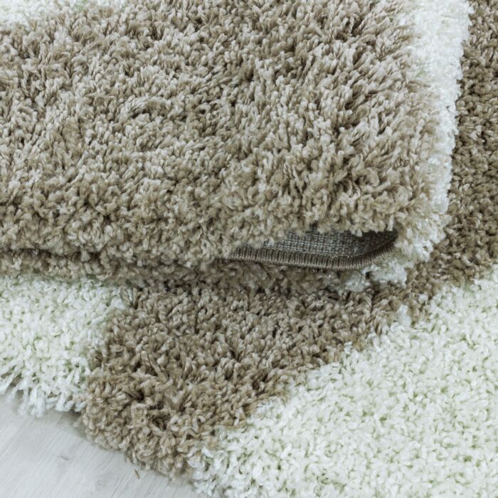 Tango Shaggy tapete pelo comprido retangular 160x230cm bege