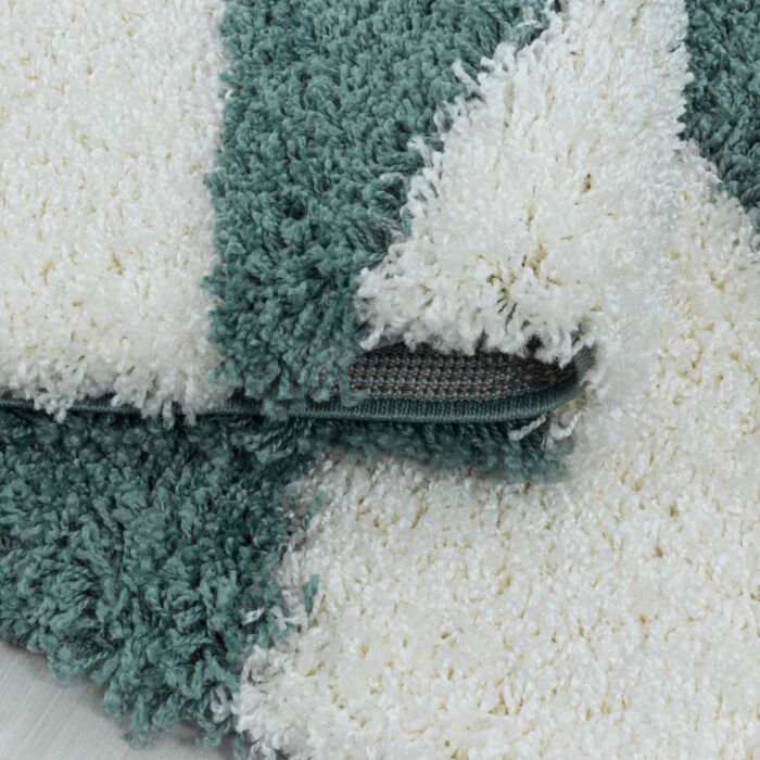 Tango Shaggy tapete pelo comprido retangular 200x290cm azul