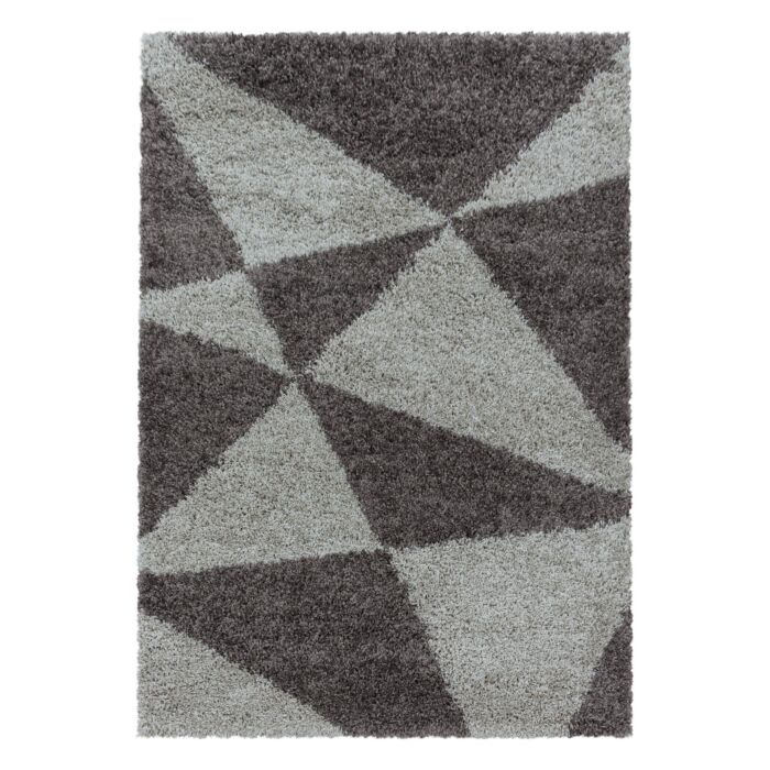 Tango Shaggy tapete pelo comprido retangular 160x230cm taupe