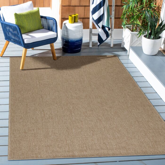 Dhaka Baita tapete exterior passadeira 80x250cm juta bege