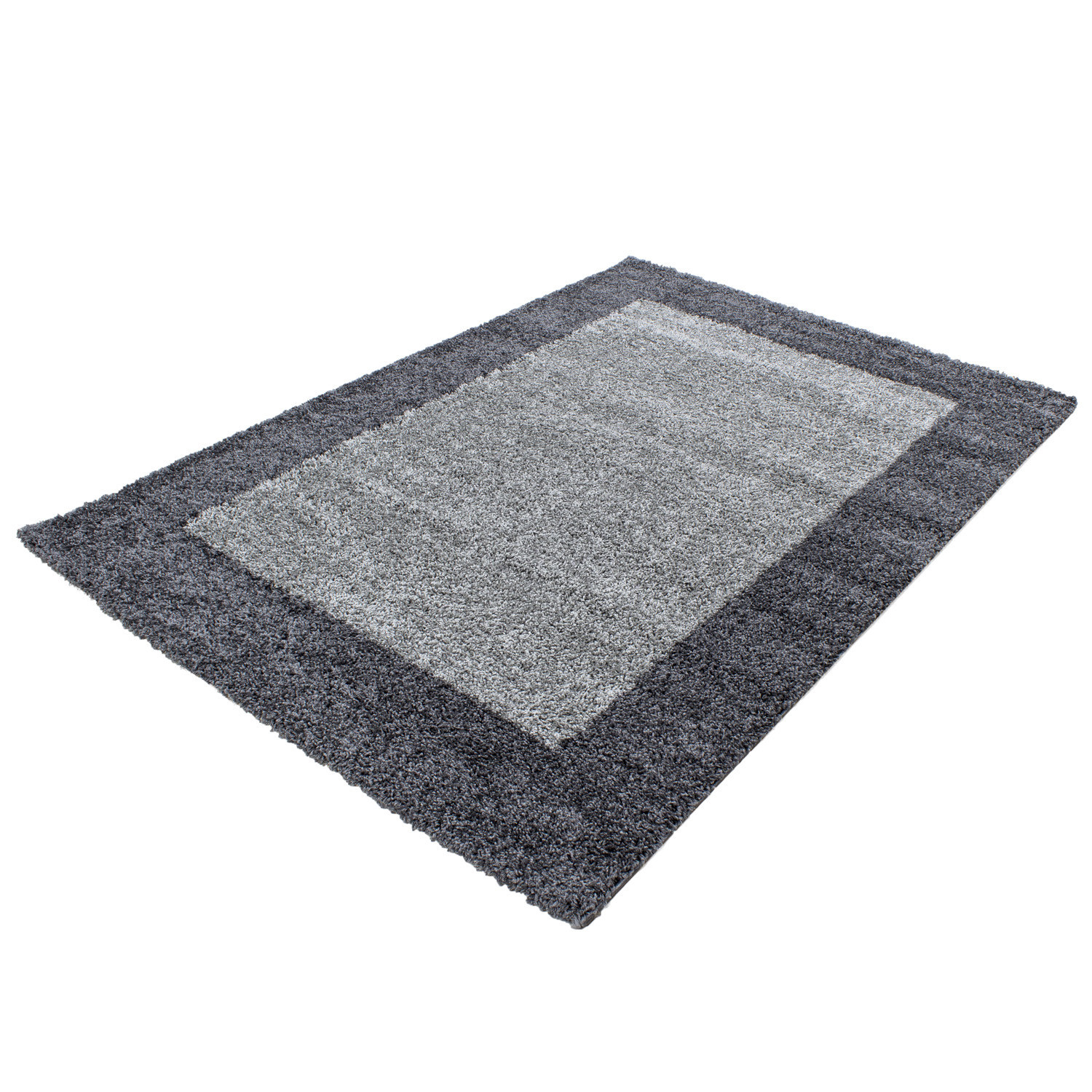 Life Shaggy Sombra tapete pelo comprido retangular 300x400cm cinzento