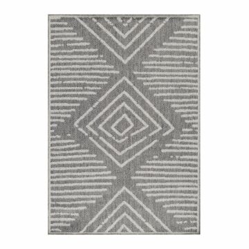 Aruba Aim tapete exterior tecelagem plana retangular 120x170cm cinzento