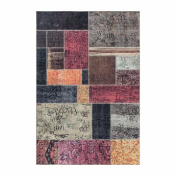 Fiesta Empire tapete antiderrapante tecelagem plana retangular 160x230cm multicolor