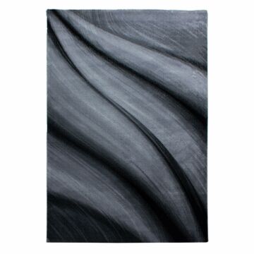 Miami Deserto tapete pelo curto retangular 140x200cm preto