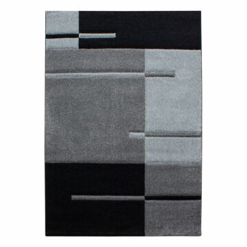 Hawaii Linha tapete pelo curto retangular 240x340cm cinzento